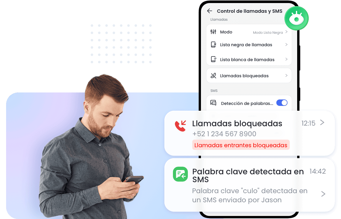 Supervisa llamadas y SMS para la seguridad en las comunicaciones