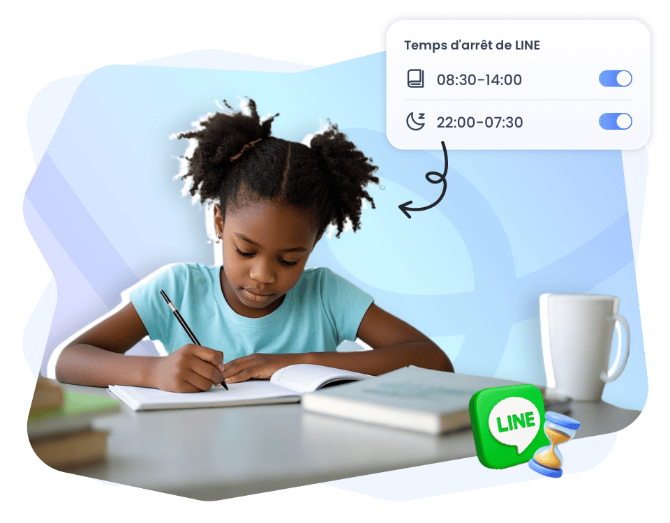 Gérer le temps d'utilisation de LINE